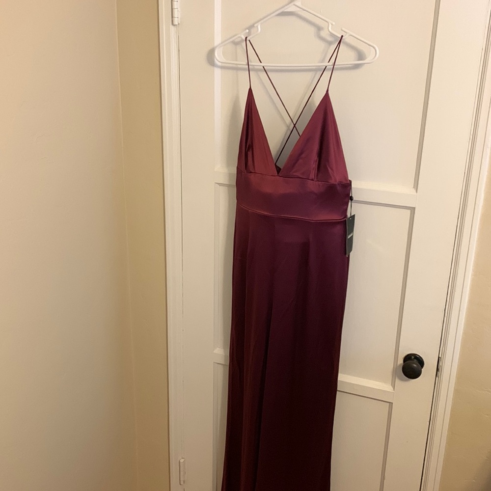 Jill Stewart Burgundy Jumpsuit NWT Size 6